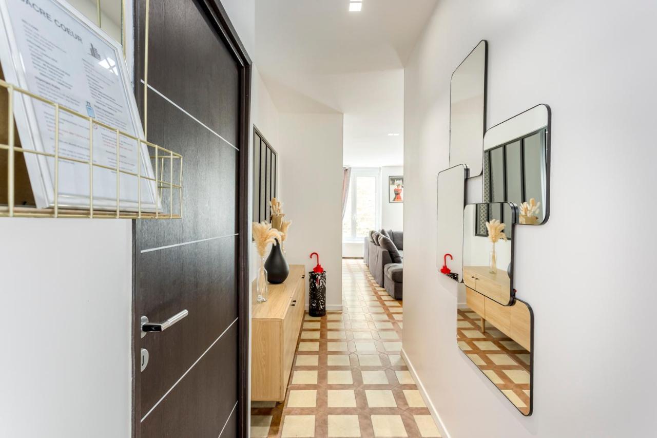 180 Suite Eden, Luxury Apt At Sacre Coeur Paris Bagian luar foto